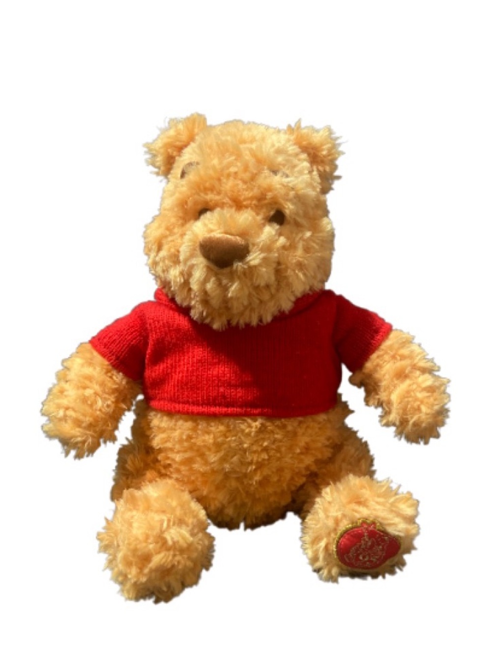 the Disney Winnie the Pooh 95th Anniversary Plush, little wear on the sweater